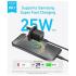Anker 25W USB C Charger Block, Compact and Foldable, Supports PPS Fast Charging for Galaxy S24/Z Fold/Z Flip/Tab, iPhone 17/16 Series, iPad with Cable - Black